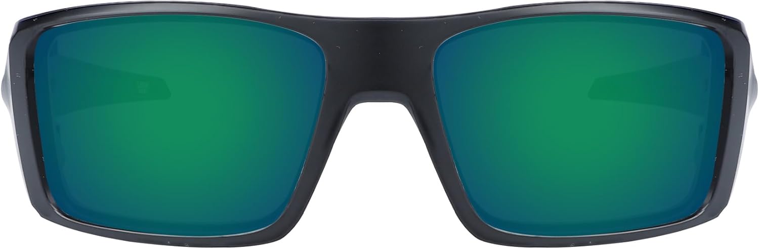 1.8MM Polycarbonate Replacement Lenses for Oakley Heliostat OO9231 61mm Sunglass - Emerald Green
