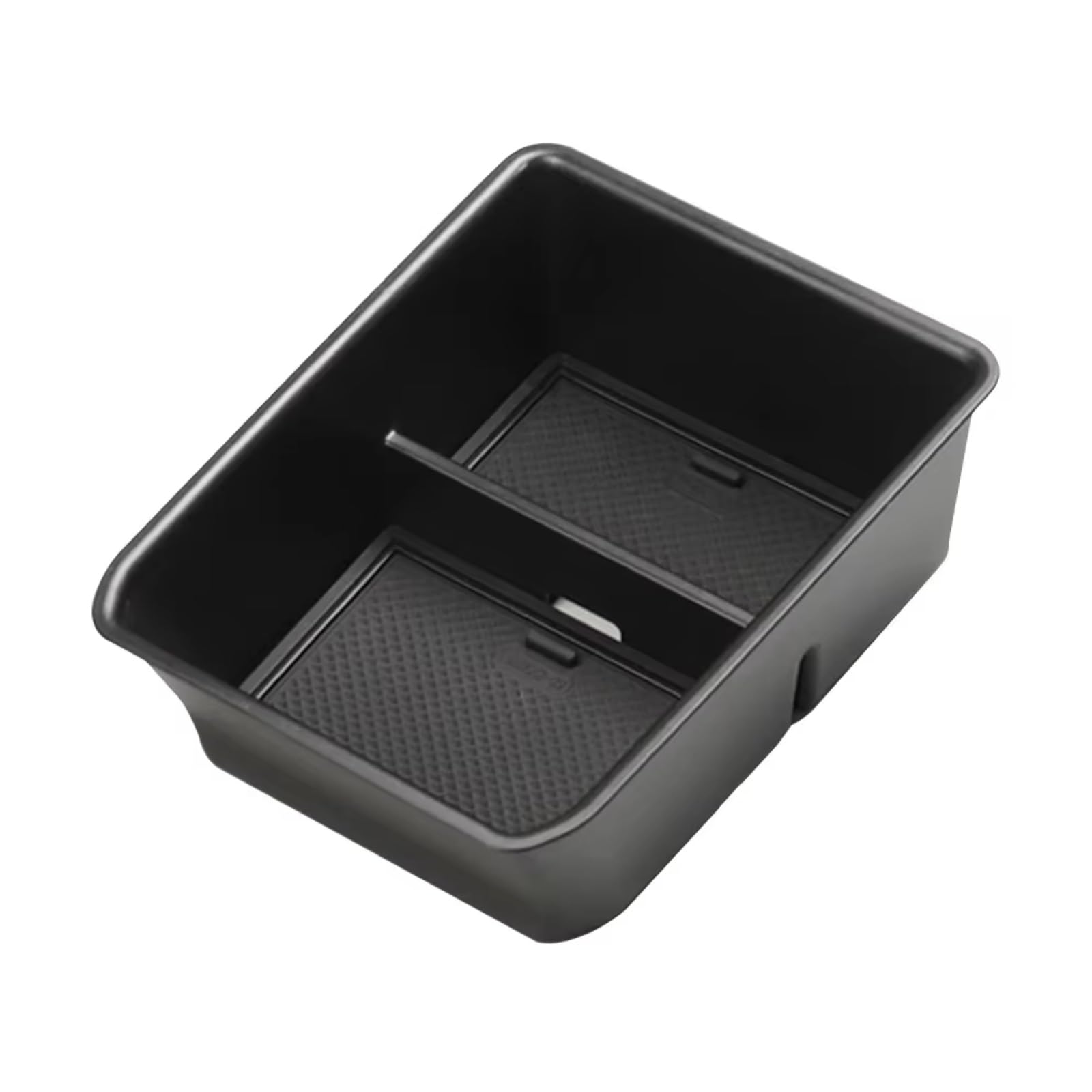 DSEQOPHH Armrest Insert Organiser Compatible With Q4 For E-Etron 2022-2024 1 Pcs Car Armrest Box Storage Box Central Console Tray Holder Container Organizer Accessories