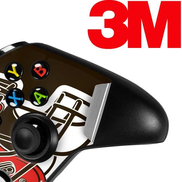 Skinit Decal Gaming Skin Compatible with Xbox One S Controller - Officially Licensed NFL Cleveland Browns Large Logo Design