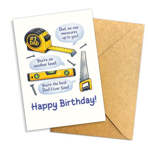 LAHUES Funny Birthday Card for Dad