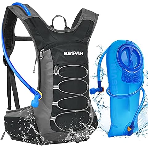 RESVIN Hydration Pack Backpack with 2L Water Bladder, 70 oz BPA Free Bladder Bag for Running, Hiking, Camping, Cycling, Climbing, Biking (Blue) Cover