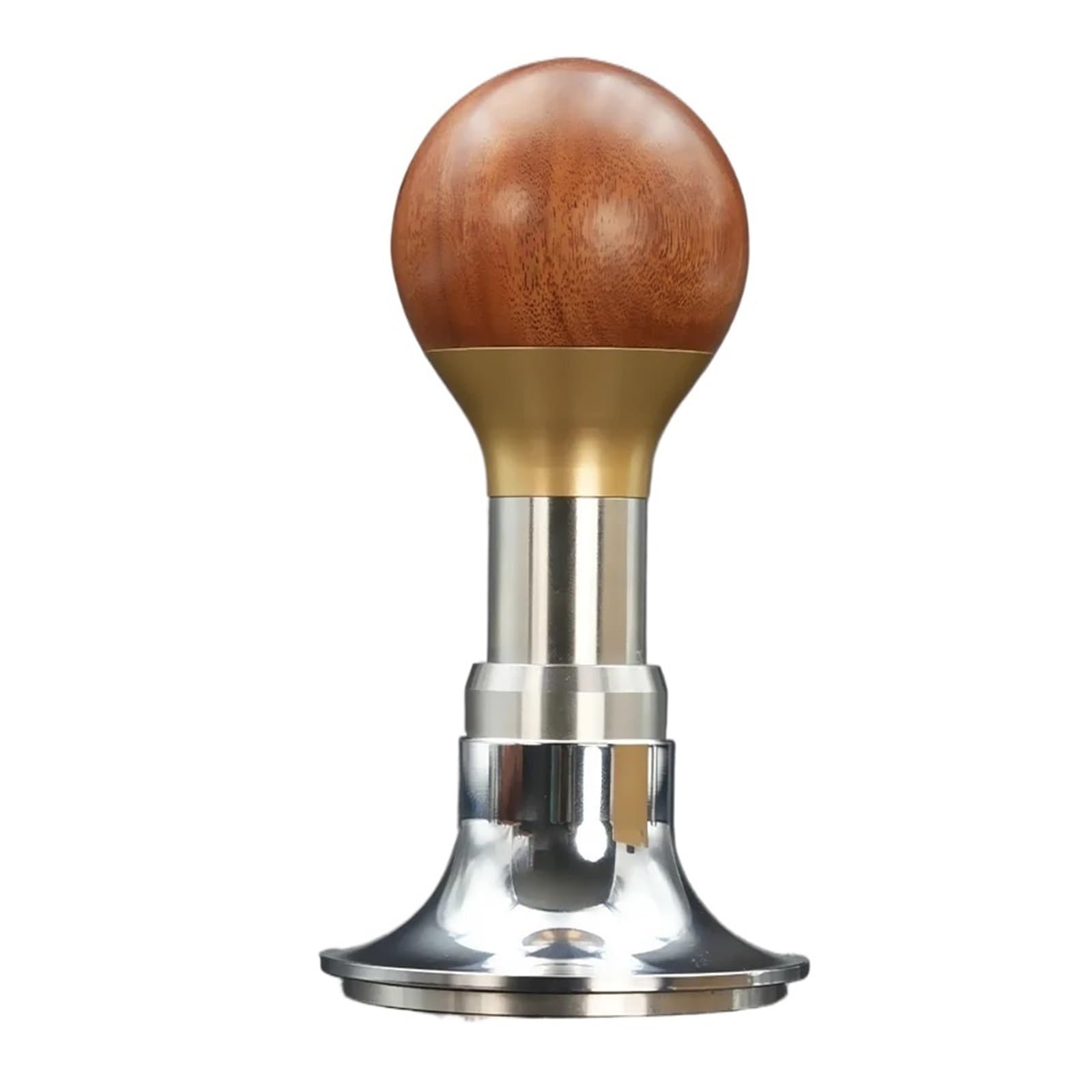 Prensador de café con tamper para espresso de 58mm ajustable para un prensado plano y nivelado