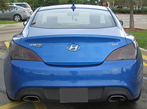 Precut Vinyl Tint Cover for 2010-2014 Hyundai Genesis Coupe Taillights (20% Dark Smoke)