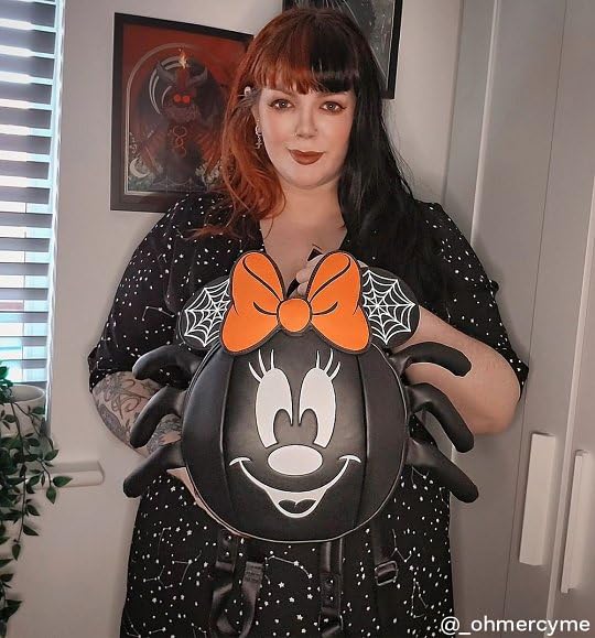Loungefly Backpacks Disney Minnie Mouse Spider Mini Backpack Black/charcoal - Image 8