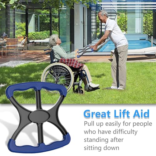 QKDS Liberty Lift Standing Aid for Elderly, Lift Assists Standing Aid-Handicap Bar with No-Slip Grip Handles, Portable Lift Aid for Handicapped, Seniors, Obese and Disabled(Blue) - Image 6