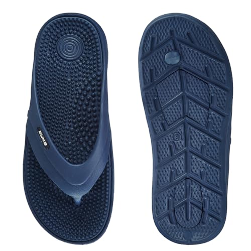 Image of Duke mens Fwc6158-navy Slipper