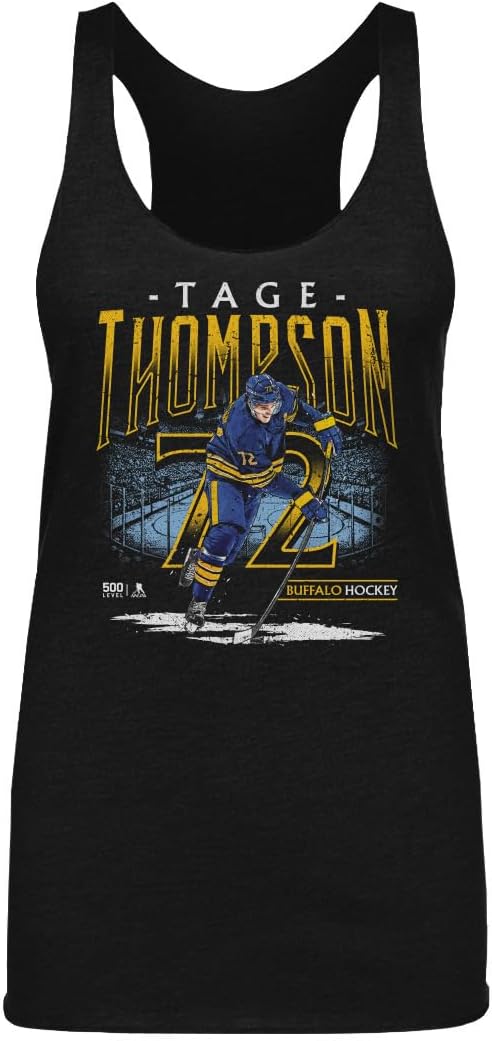 500 LEVEL Tage Thompson Buffalo Player Number Women's Tank Top