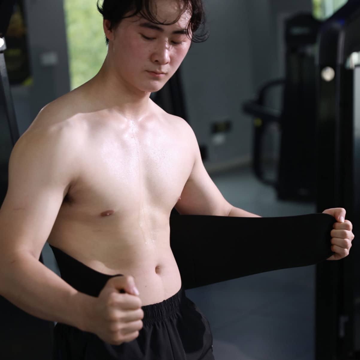 SAFIGLE 1pc Waist Support Belt for Sports Breathable Waist Protective Wrap for Running Fitness Practical Lumbar Support for Enhanced Performance