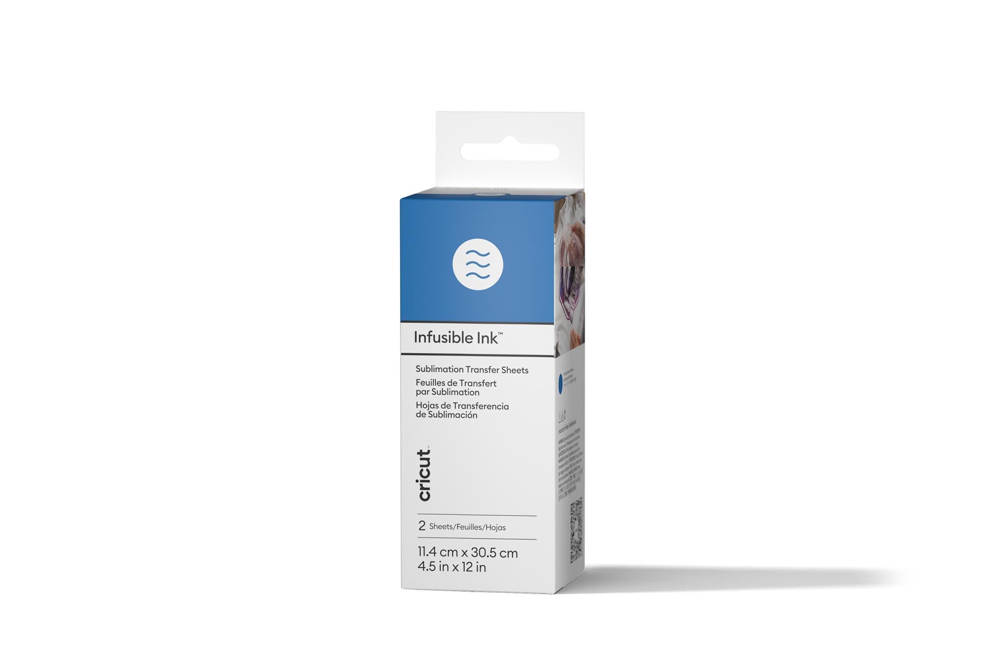 Cricut Infusible Ink Transfer 2 Sheets, True Blue, 30.5cm x 30.5cm, Ideal for use with Cricut Heat Press