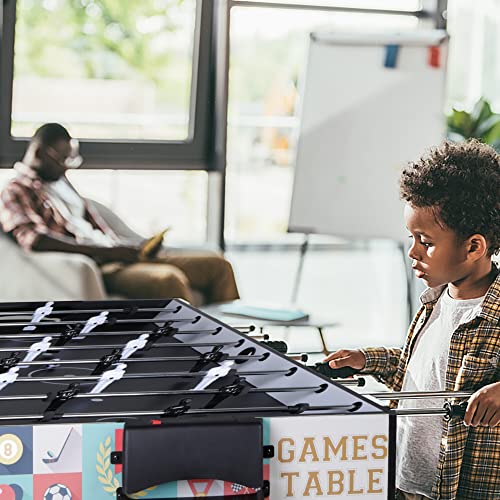 HLC Multigame Spieletisch Klappbar 4 in 1 Tischkicker Spieltisch Billardtisch Tischtennistisch Tischfußball Hockeytisch Geburtstag Weihnachten Party Geschenke 121.5x61x81.5CM – Bild 7