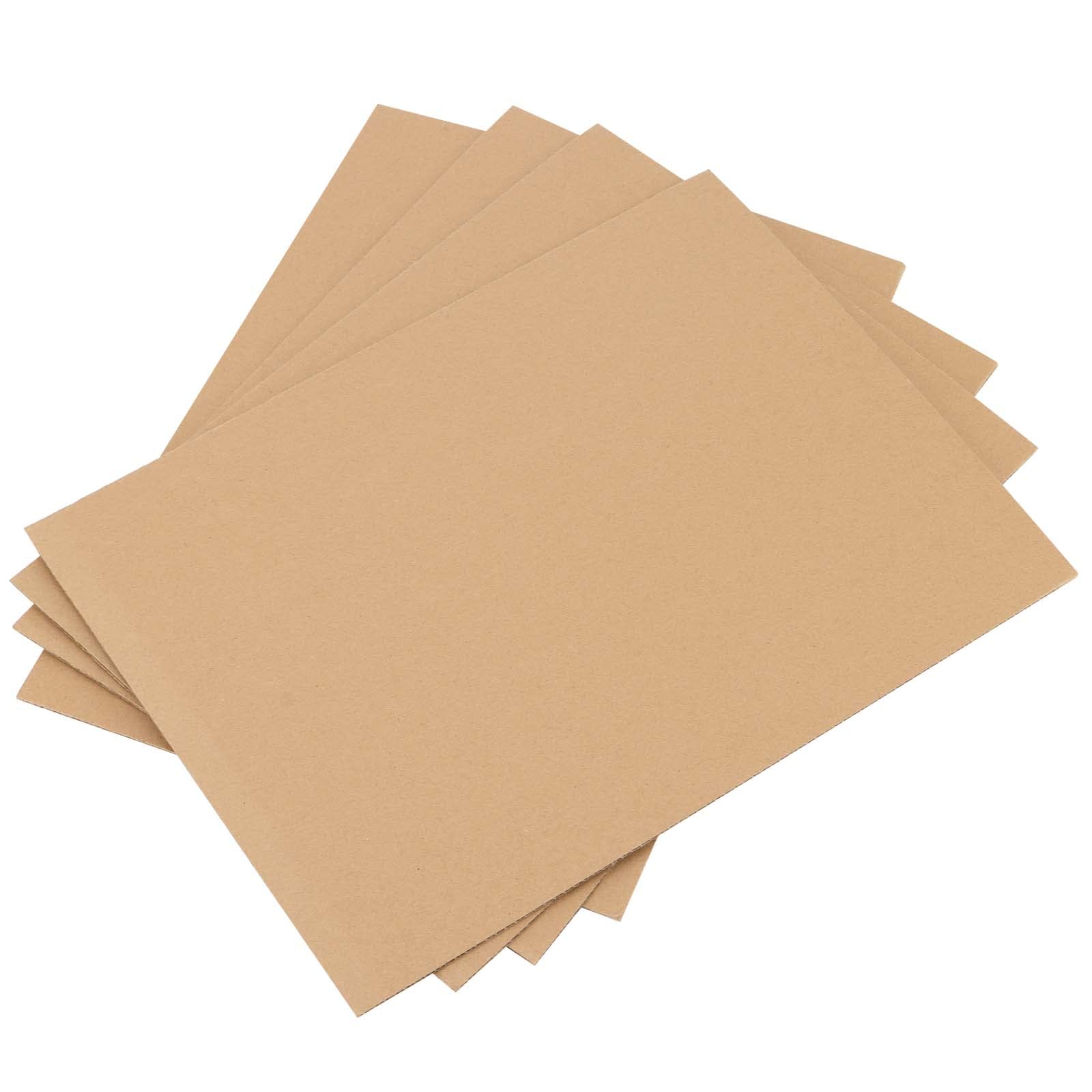 Lot de 100 feuilles de carton ondulé A4 305 x 230 mm x 2 mm d'épaisseur Idéal pour expédition, emballage et projet de bricolage