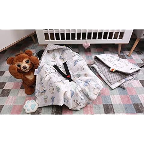 Baby MAM Grey Wolf Blanket for Infants Cover