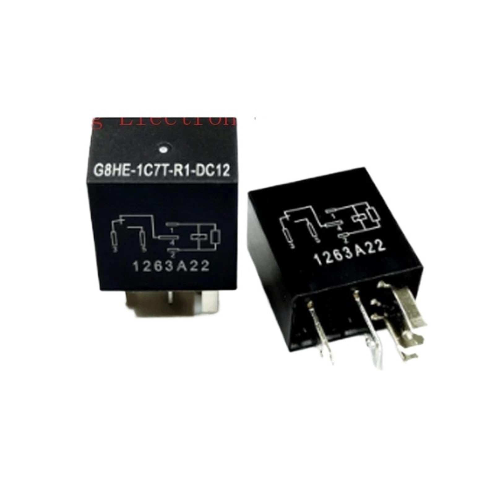 Relais automobile G8HE-1C7T-R1-DC12, 5 pièces