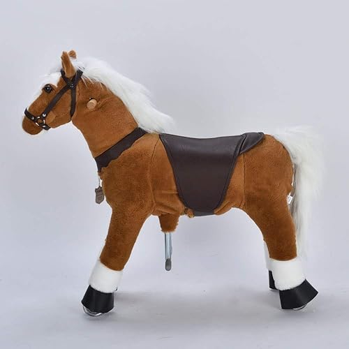 Miniatura 3 de UFREE Caballo el mejor regalo de cumpleaños para niñas. Juguete de caballo caminando, altura de 36 pulgadas para niños de 4 a 9 años, increíble