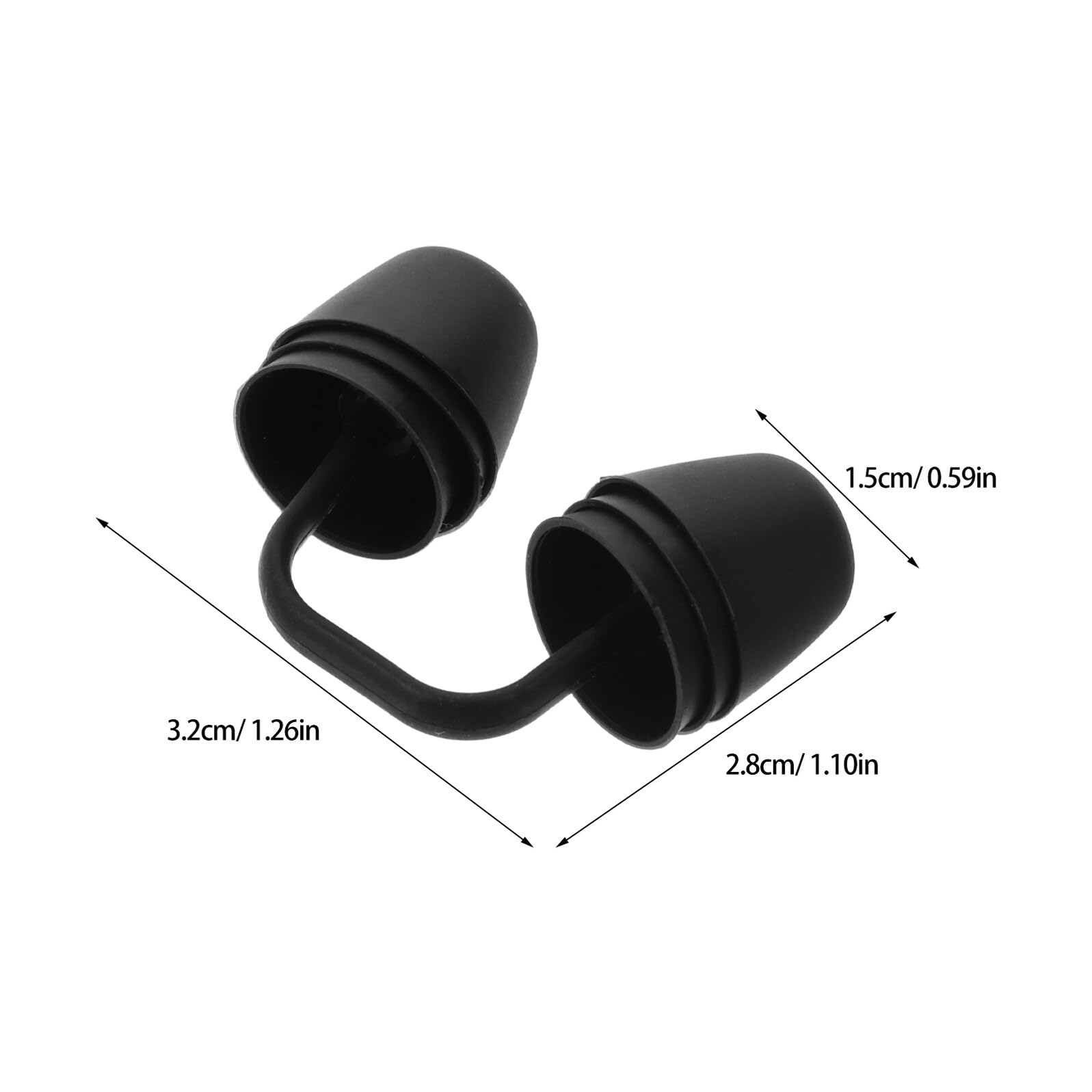 Pinza Nasal de Silicona para Natación Ajuste Estable y Seguro, Diseño Portátil para Actividades Acuáticas Vigorosas y Natación Competitiva en Adultos