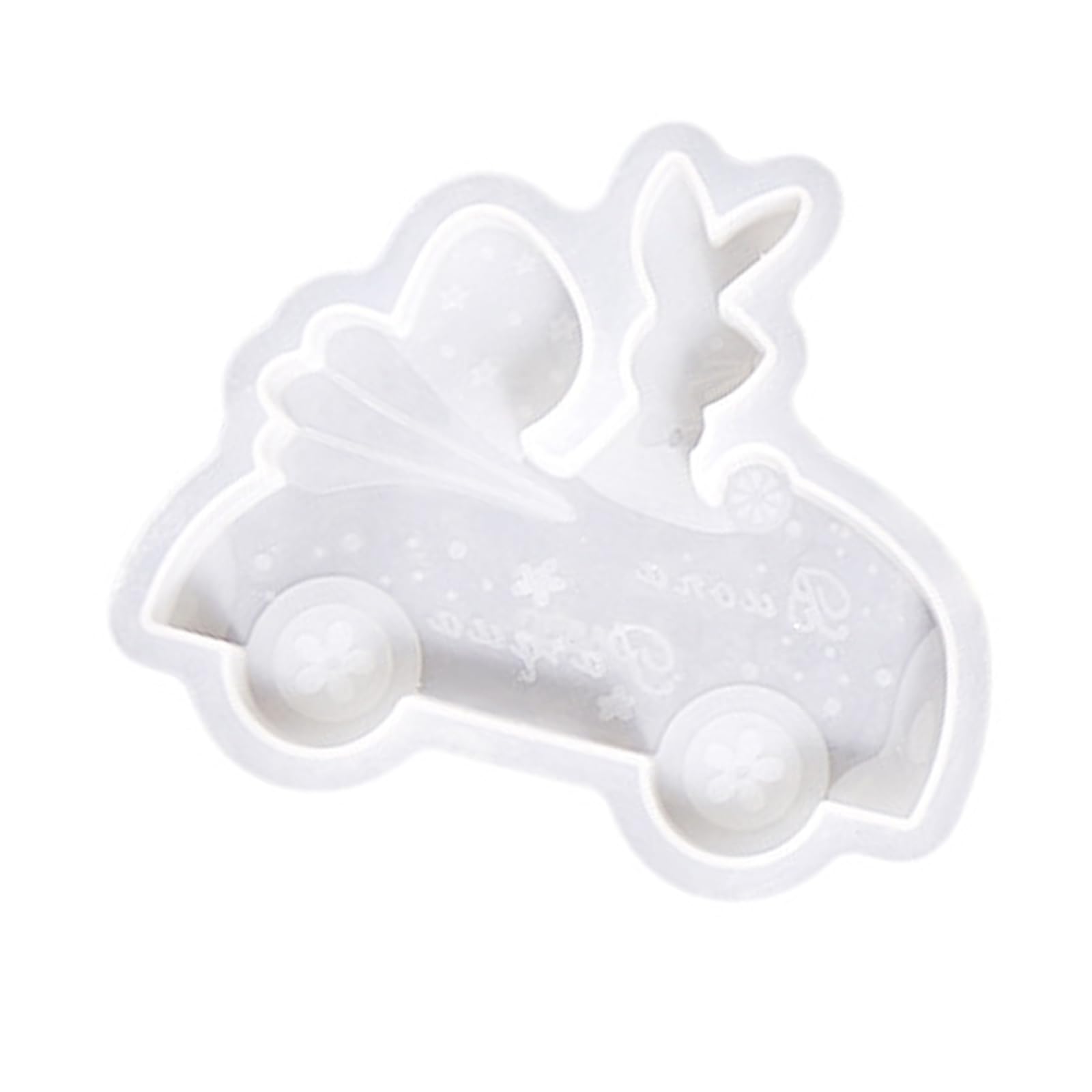 Tfaoys A03 Hare Ride Bike Silicone Molds For Epoxy Resin Making Soap Gypsum Figurine Festival Decoration Silicone Mold