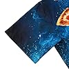 TUONROAD Mens Alpaca Pizza Hawaiian Shirt 3D Tree Aloha Shirts Summer Casual Beach Hawaiian T-Shirt for Unisex Adult XXL #3