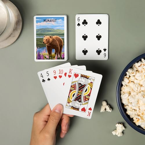 Nunavut, Baraja Poker 52 Cartas Adultos miniatura 2
