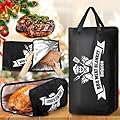 Upgraded BBQ Blanket for Resting Meat - Smoker Accessories Brisket Blanket - Insulated Meat Resting Bag with Wide Mouth for Steak/ Pork Shoulder/ Turkey - Thanksgiving Christmas Stocking Stuffers White Elephant Gifts -Birthday Anniversary BBQ Accessories 