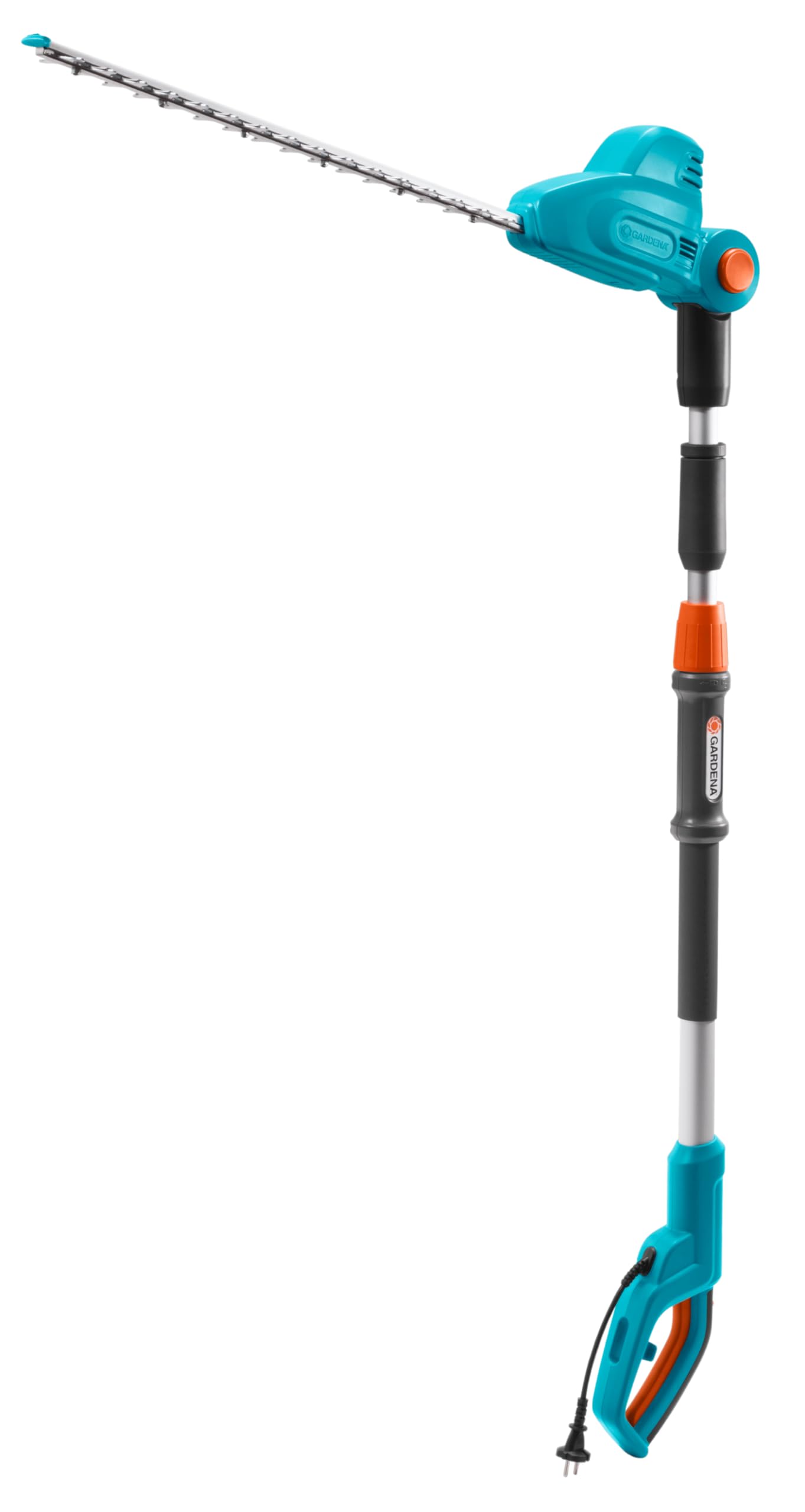Gardena 8883-​20 THS 500/​48 tagliasiepi telescopico da 500 W, Altezza Lavoro 3 m, Testa Inclinabile e Regolazione Telescopica, Lama da 48 cm, cablato fino a 3 m