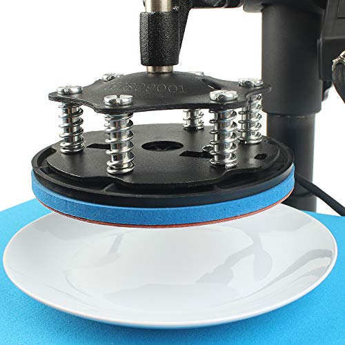 Aonesy Pro 5 in 1 Combo Heat Press Machine for T-Shirt Hat Cap Mug Plate, Multifunctional Swing Away 360-degree Rotation Digital Heat Transfer Sublimation Machine (12 x 15 Inch)