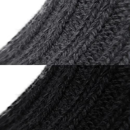 Alpaca Wool Socks - Over the Calf Socks for Women and Men - 4 Pairs Unisex Knee High Winter Socks - Thermal Thick3