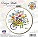 Design Works Crafts Flower Cart Counted Cross Stitch Kit with Hoop, by The Yard
