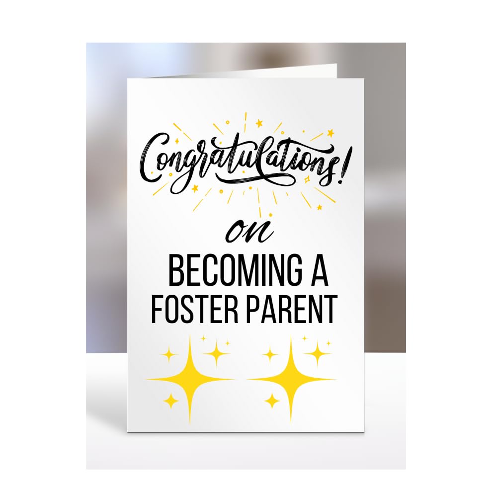 Congratulations on becoming a Foster Parent card, Gifts for Men, Women, Presents for Christmas, A5-79_83 โ image 1