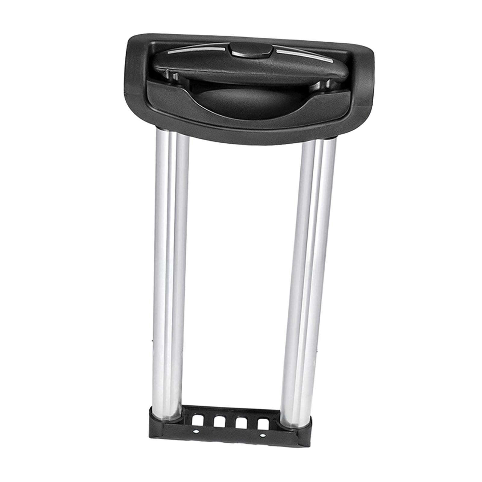 2 Maniglie Per Valigie In Plastica E PU - 23 Cm, Nero E Argento, Con Viti E Rondelle - Foto 8