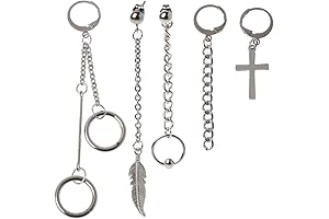 Women Earrings, Authentic BTS Sterling Silver KPOP Bangtan Boy Album JIMIN Chain...