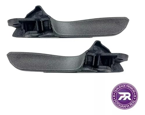 Kit de 2 Maçanetas Gatilhos Puxadores Internos Cinza HB20 HB20S 2012 2013 2014 2015 2016 2017 2018 2