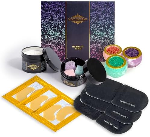 Spa Gift Set for Women – The Mini Spa Retreat | Bath Bombs, Sugar...