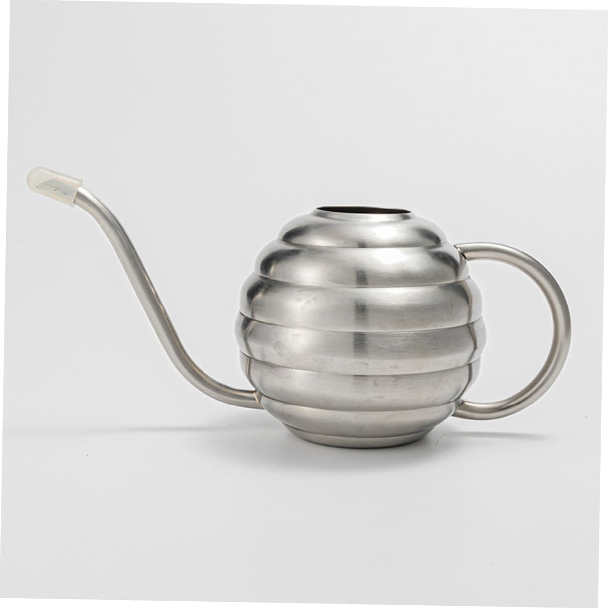 VICASKY Annaffiatoio in Acciaio Inossidabile con Beccuccio Lungo Ergonomico Versatile e Resistente per Piante da Interno ed Esterno Adatto Bonsai e Vasi Piccoli