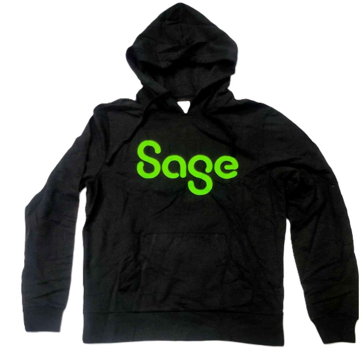 Stack Hood Embroidered Hoodie in Black Size M-image-38