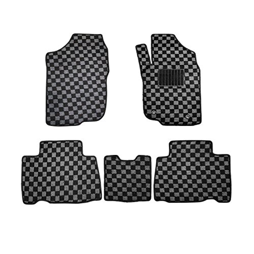 ハリアー 60 系 前期 後期 フロアマット カーマット ラグマット マット ガソリン ハイブリッド ターボ 5p 黒 灰 FJ4840