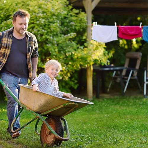 DWFEYOI 20 Meter Wäscheleine reißfeste Wäscheleine für den Haushalt, Garten und Camping – Robustes Wäscheseil aus Polyesterkern und Kunststoffummantelung,washing lines,Transparent Rot