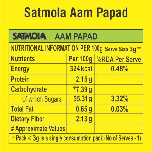 Image of SATMOLA Fruit Balls Candy & Aam Papad, Pack of 2