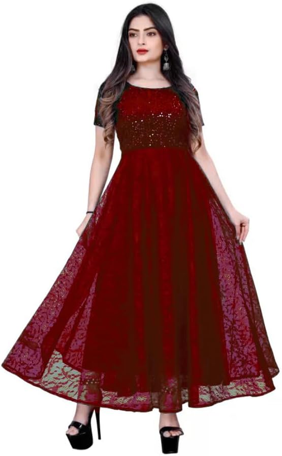 VIDYA FASHION MARTMaxi Fit and Flare Gown/Dress for Woman