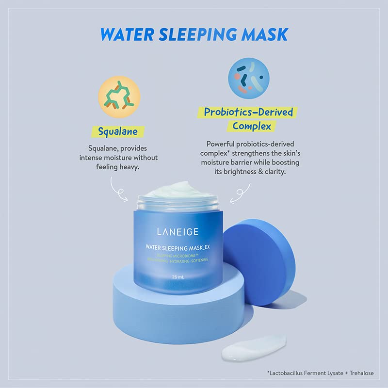 Image of LANEIGE LIP SLEEPING MASK EX [BERRY] 8g & LANEIGE WATER SLEEPING MASK EX 25mL