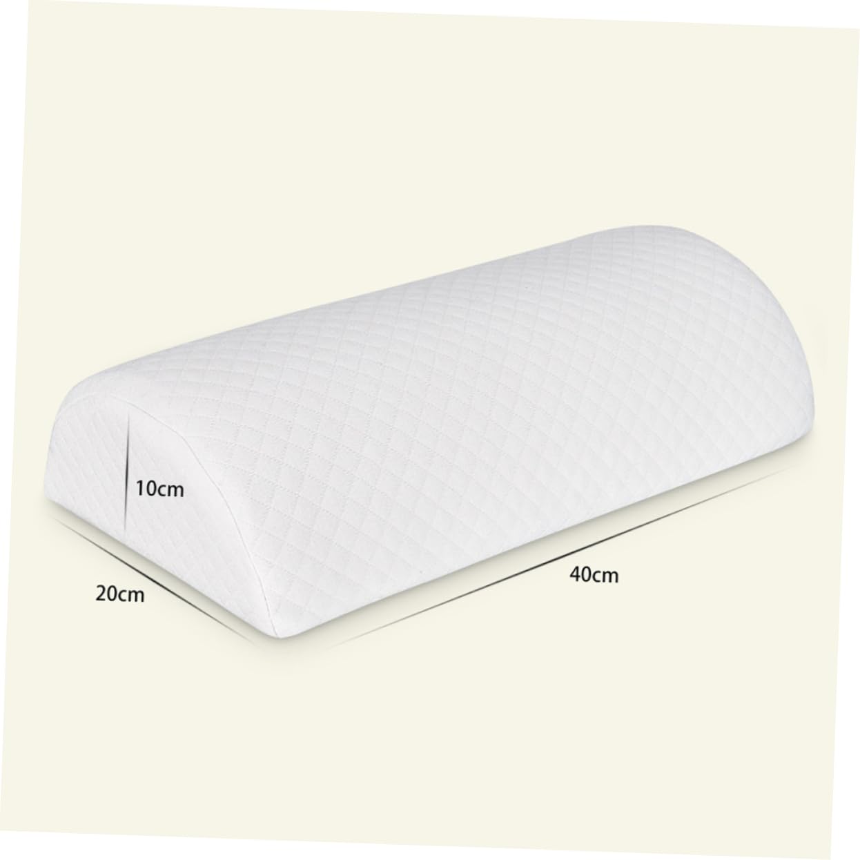 Unomor Memory Foam Leg Pillow Leg Rest Cushion for Back Support Small Round Pillow