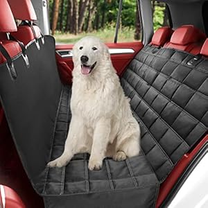 Car Dog Seat Cover, 4-in-1 Dog Car Seat Cover, Dog Hammock for Car, 100% Waterproof Car Hammock for dogs, Nonslip Car…