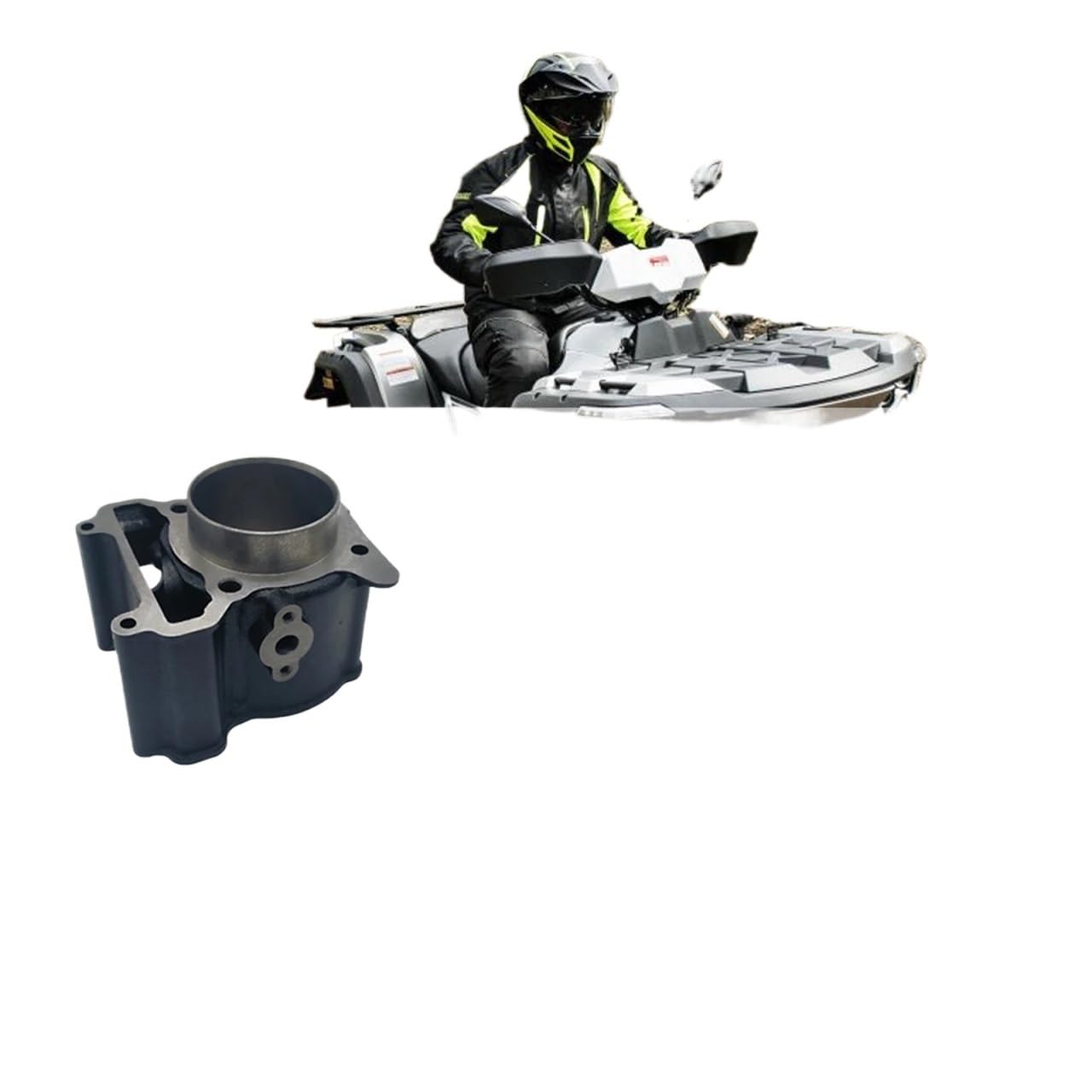 Pieza DE Recambio Kit de Juntas de pistón de Cilindro Fit For Motocicleta, Kit de reconstrucción de Extremo de 72,5 MM Fit For LH300 ATV 300 E2 300 T3b 300 T3b EFI 22420A 22505A 22506A