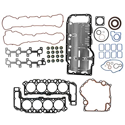 Image of TRQ Engine Gasket Kit Set Compatible with Chrysler Dodge Jeep Mitsubishi Ram V8 4.7L