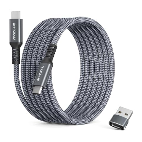 Basesailor iPhone 16 15 Pro Max Charger Cable 10FT,100W USB C to Type C Cable with USB Adapter,Fast Car Charging Power Cord for iPad 10th Air 4th 5th Mini 7th 6th Generation,Samsung Galaxy S24 S23 S22 Cover
