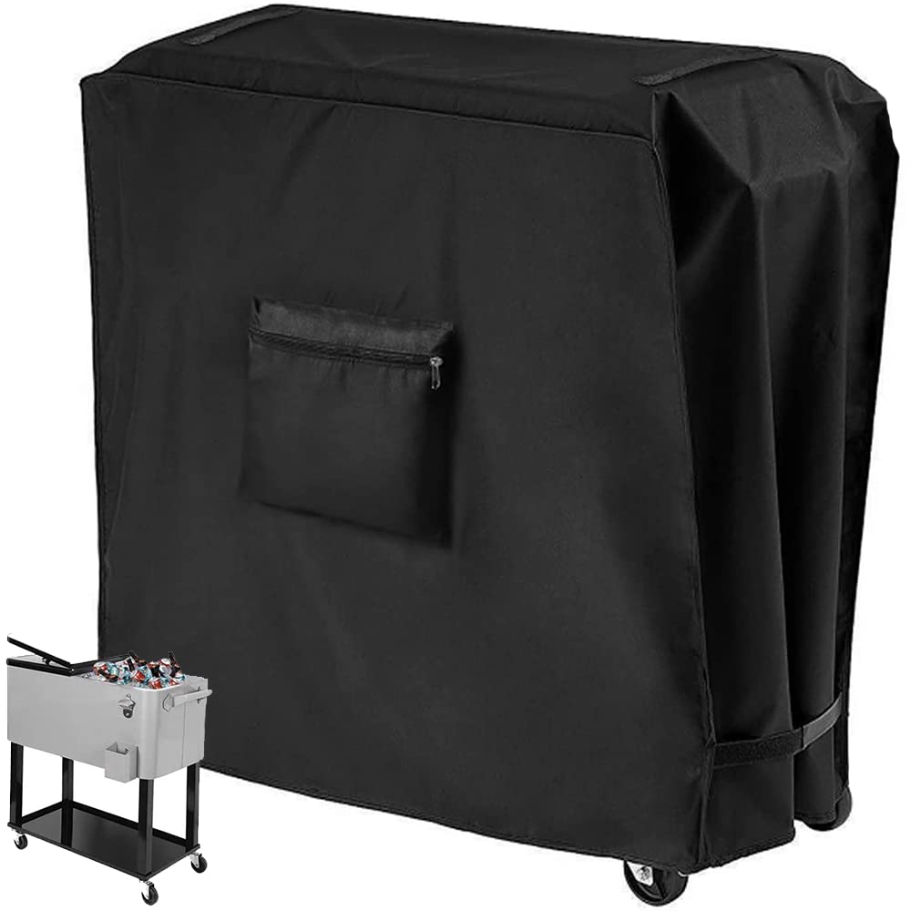 Copertura del carrello del dispositivo di raffreddamento impermeabile portatile patio rotolamento Cooler petto di ghiaccio Party Cooler Protector copre per 80 Quart bevande Cooler Carrelli