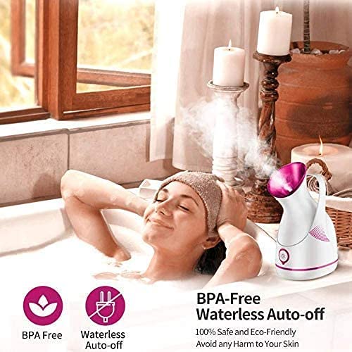 KD ZONE 3 in 1 Electric Nano Portable Ionic face Nose steam Breathing Inhaler facial Water Steamer Parlour Machine for cough & cold relief Home Air Purifier Humidifier & towel warmer heater Vaporizer 3