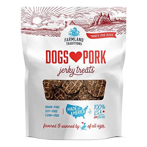 Farmland Traditions Dogs Love Pork Jerky Treats Cover