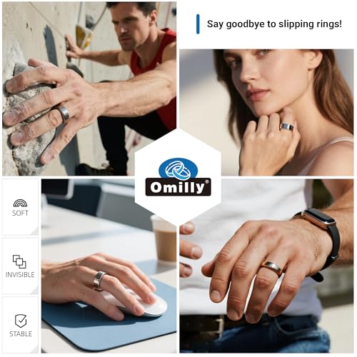 Image of Smart Ring Size Adjuster - 120Pcs Invisible Fit for Oura 4 /3, Galaxy Ring, Ultra Human AIR, RingConn 2 /1, Amazfit Helio - Loose Ring Sizing Kit (Transparent)