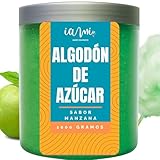 IAMI Azúcar para Nubes de Algodón – Ideal para Máquinas de Algodón de Azúcar – Sabor Intenso y Dulce Fiestas, Ferias y Eventos Infantiles (Manzana)