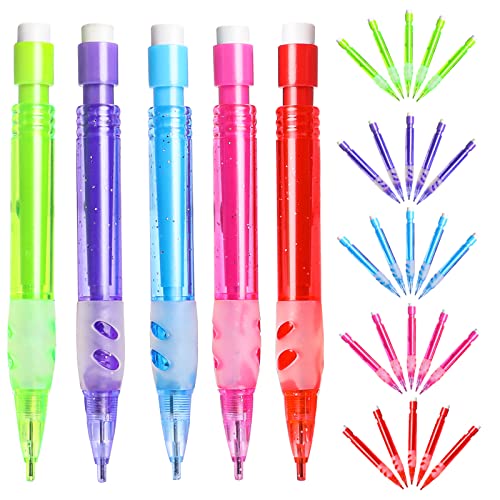 Vin Beauty ミニシャープペンシル 30本詰め合わせ 0.7mm 自動シャープペンシル ミニ消しゴム付き ミニペンシル 文房具用品 自宅 オフィス 学用品 学生の執筆 図面用